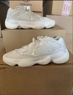 Men's Adidas Yeezy boost 500 bone white shoes size 10.5