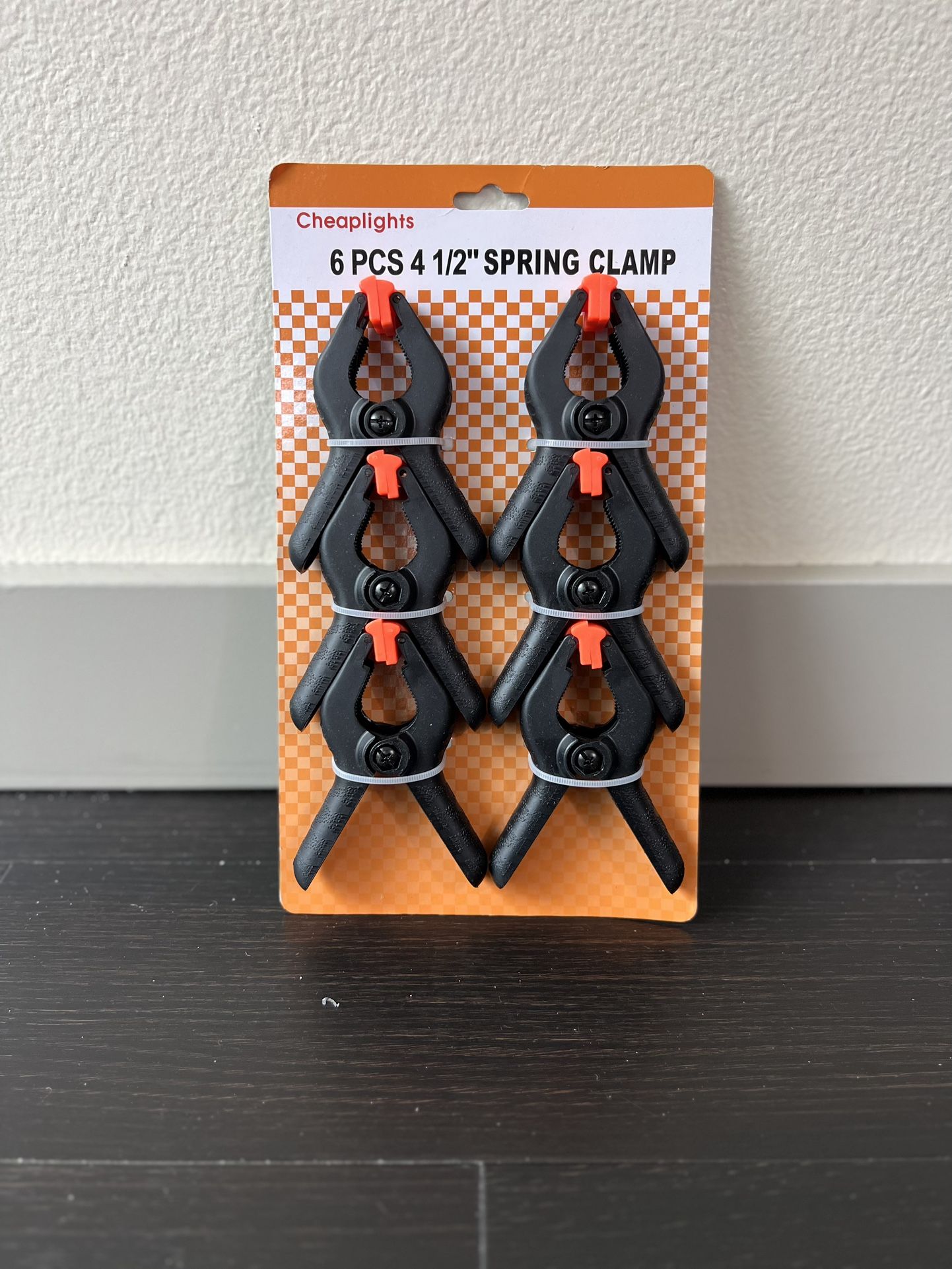Heavy Duty Muslin Clamps 4 1/2 inch 6 Pack