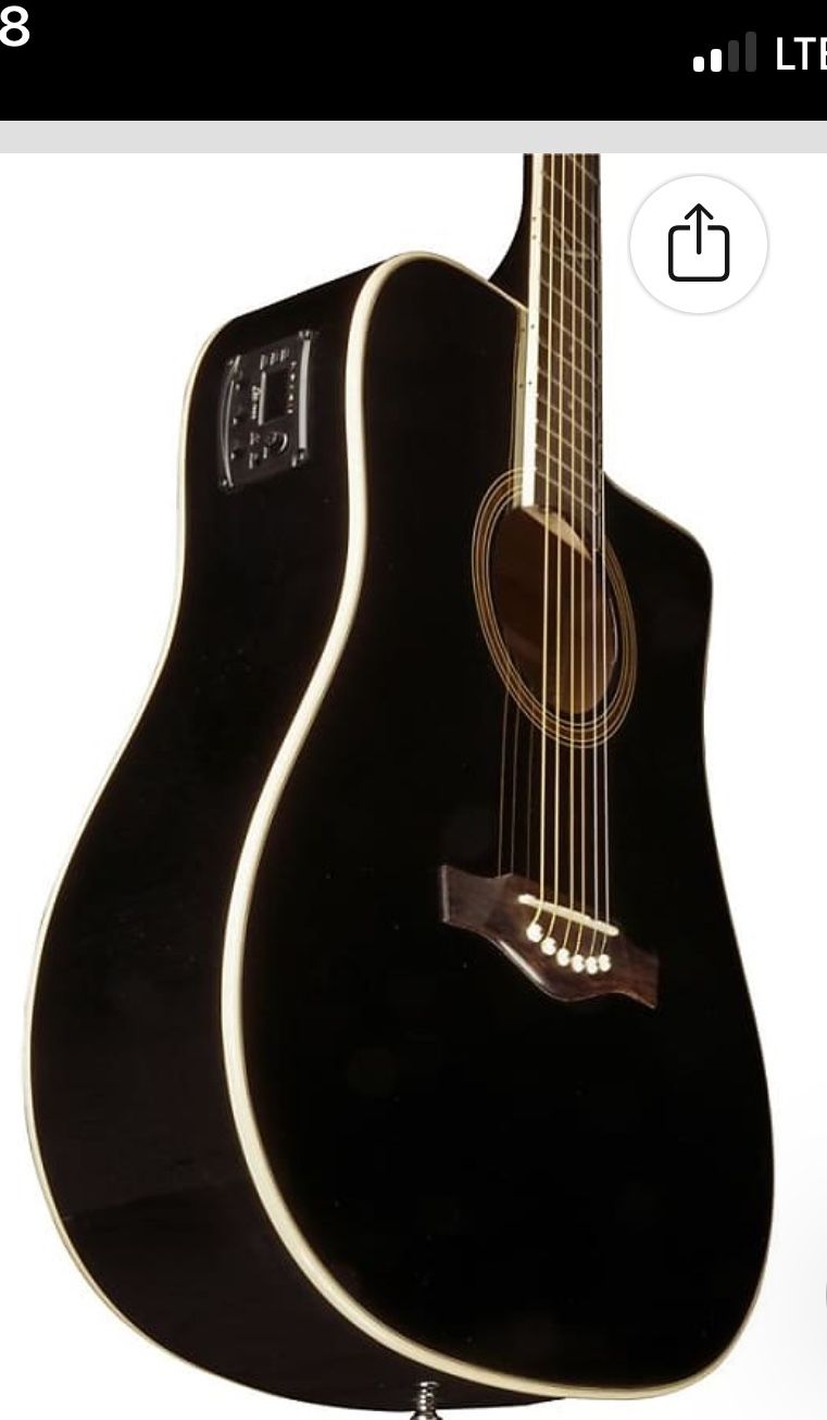  BRAND NEW EKO ITALIAN DESIGNED ACOUSTIC ELECTRIC GUITAR WITH BUILT IN TUNER