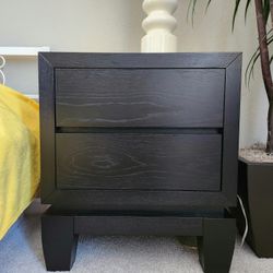 Brand new nightstands - set of 2, black, ebony oak