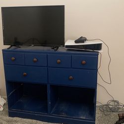 Blue Dresser with Drawers