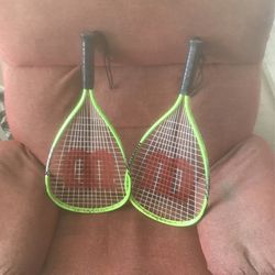 Racquetball Rackets. 2 Wilson