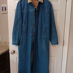 Levi Strauss & Company Long Denim Coat