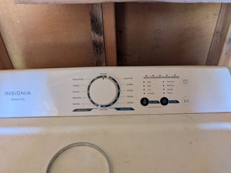 Insignia double load washer and dryer