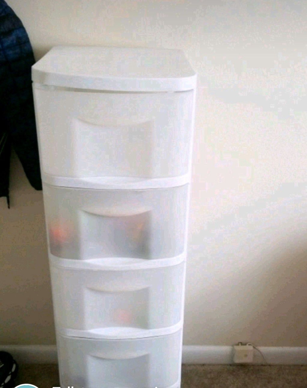 Plastic storage tower containers