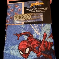 Spider-Man 13pc Shower Curtain Set