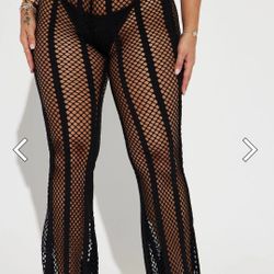 Brand New Fishnet Coverup Pants