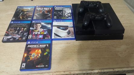 Ps4 like new 2 controls and all games $280