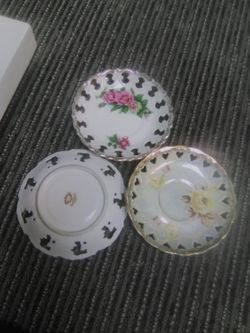 Collectable fine China saucers