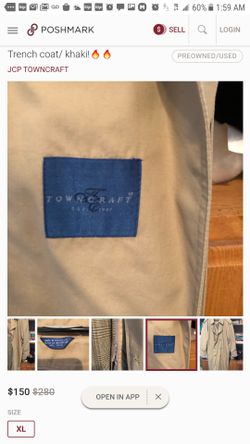 GONE DONATED!!!!!!!!!!!!! WILL BE DONATED TODAY NOW TWO TRENCH MENS COATS TOWN CRAFT AND GENUINE LEATHER TRENCH COAT/ JACKET SIZE 48 REGULAR