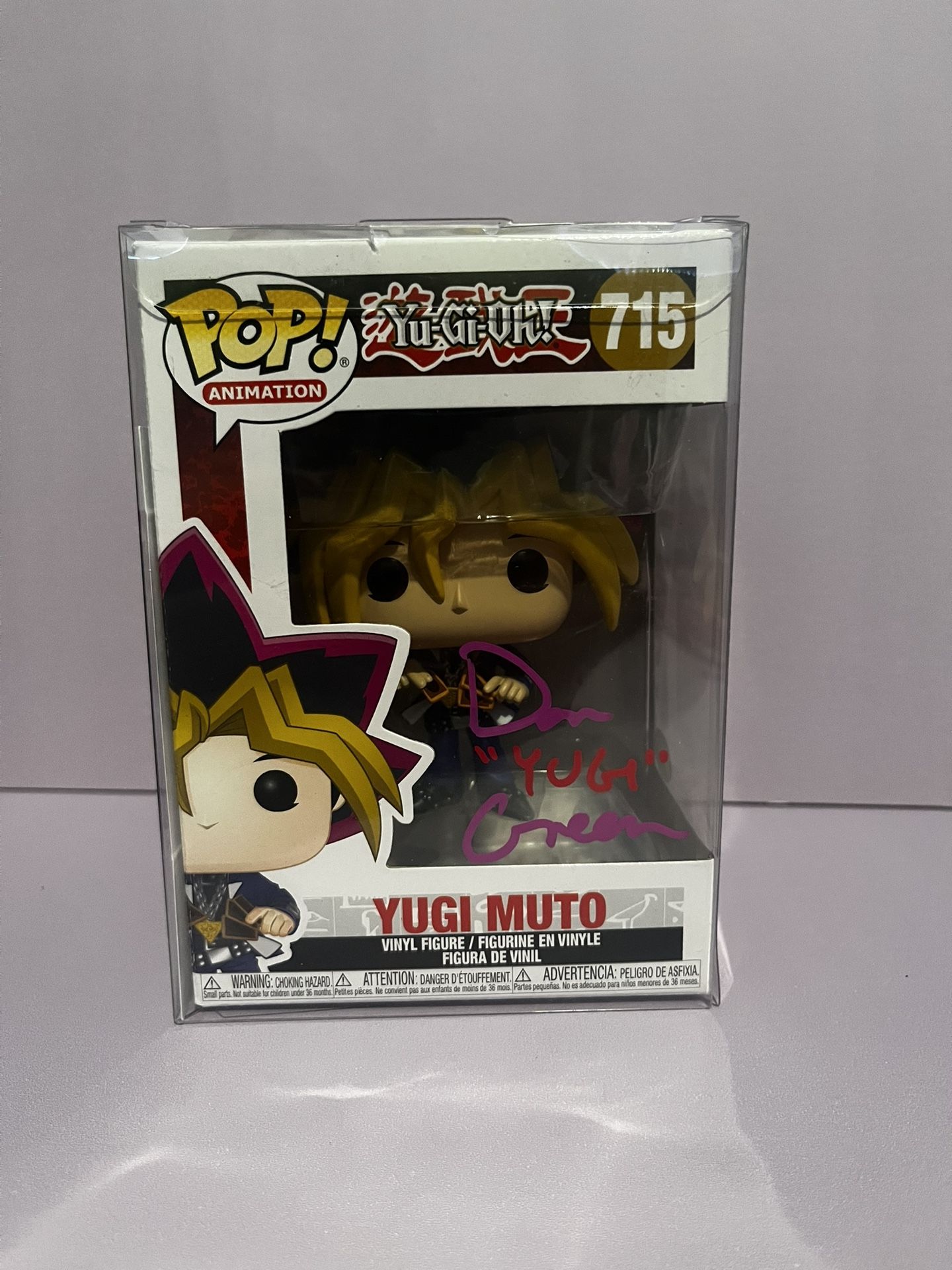 Signed Yugi Dan Green Funko With JSA