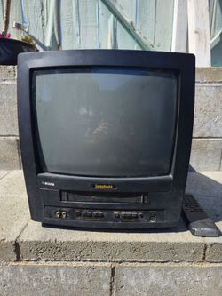 Vintage Symphonic CRT TV/VCR Combo with Remote – Working $100 OBO