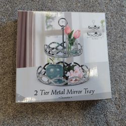 2 Tier Metal Tray