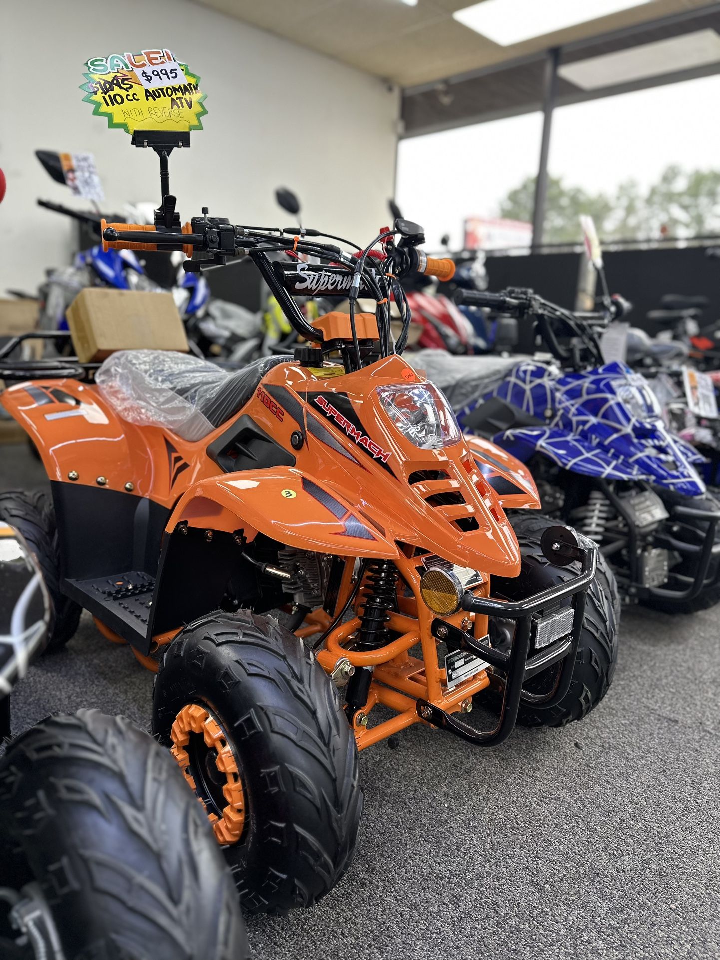 110cc ATV with REVERSE