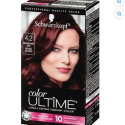 Schwarzkopf Color Ultime Hair Color, 4.2 Mahogany Red