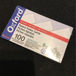 New Index Cards 1$ Each Pack