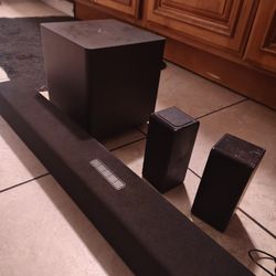 Vizio Sound Bar And Surround Sound With Subwoofer