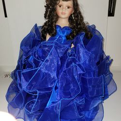 Quinceaneara 18 Inches Porcelain Doll