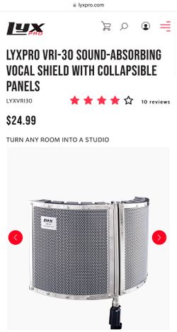 Lyx Pro VRI-30 Sound Absorber Panel