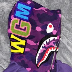 Purple Bape Hoodie