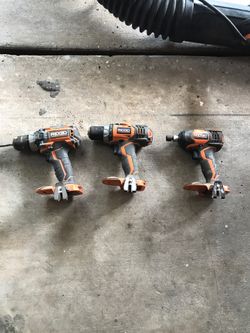 Ridgid Impact hammer and drill no batteries no charger