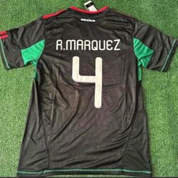 Adidas Vintage Mexico National Team 2010 World Cup Rafa Marquez Away Soccer Jersey