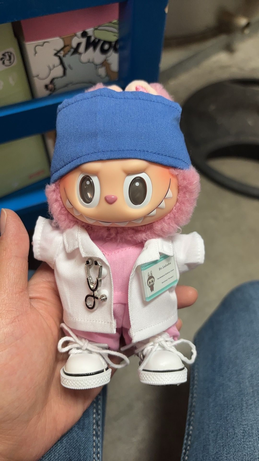 Labubu Scrub Outfit+shoes