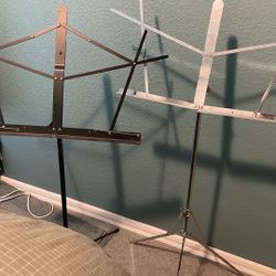 Music Stands, Collapsible, 2 Available 