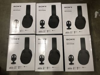 Qty 6 - Sony MDR-RF995RK Wireless Home Theater Headphones