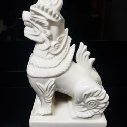 White Porcelain Foo Dog