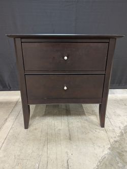 Dark Brown Baronet Wood Nightstand