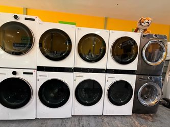 Stackable washer and dryer no credit needed