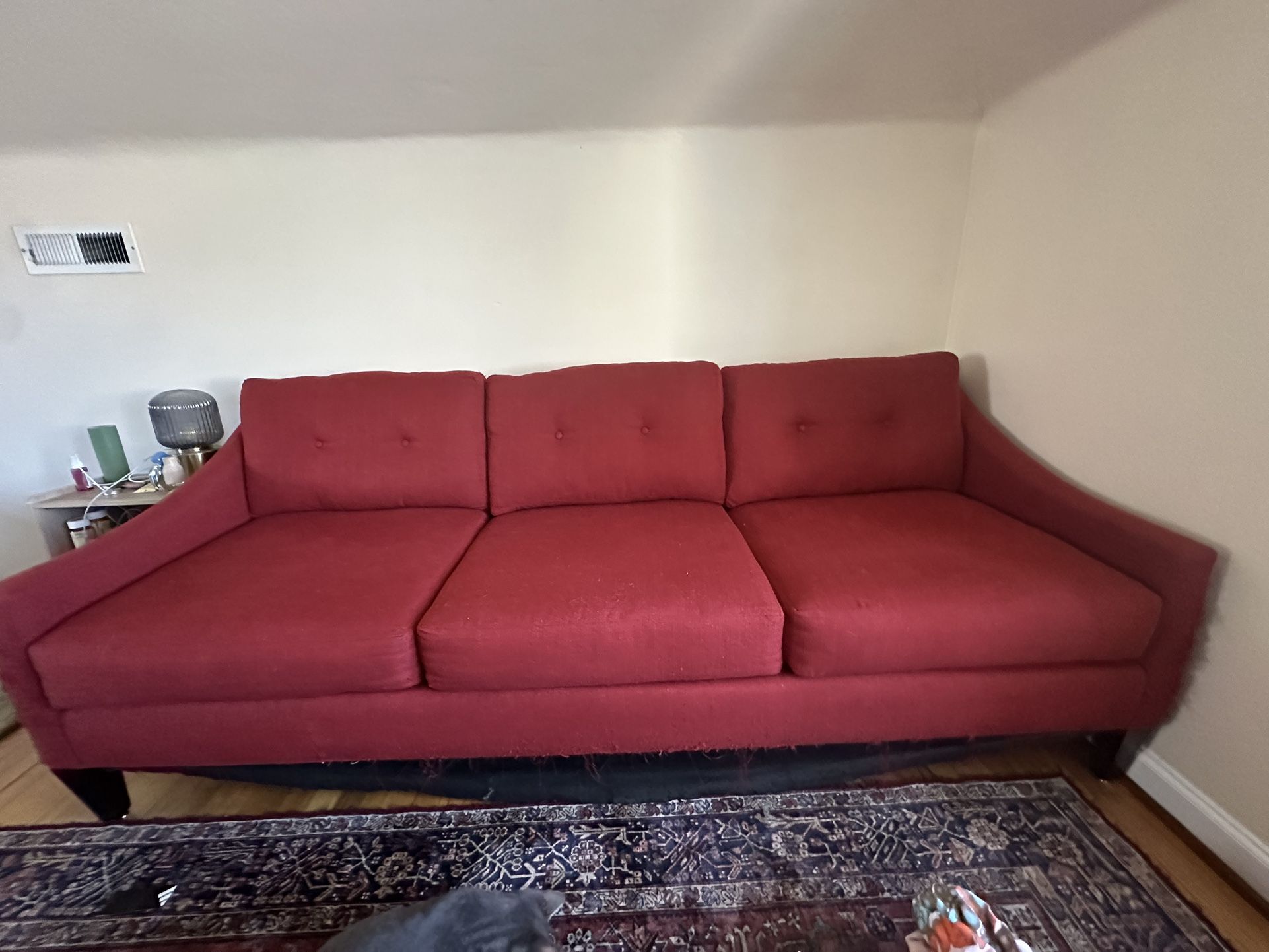 Vintage Red Sofá