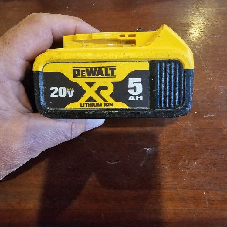 Dewalt XR 5.0ah 20v Max Battery