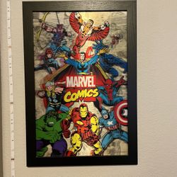 3D Marvel comics picture 