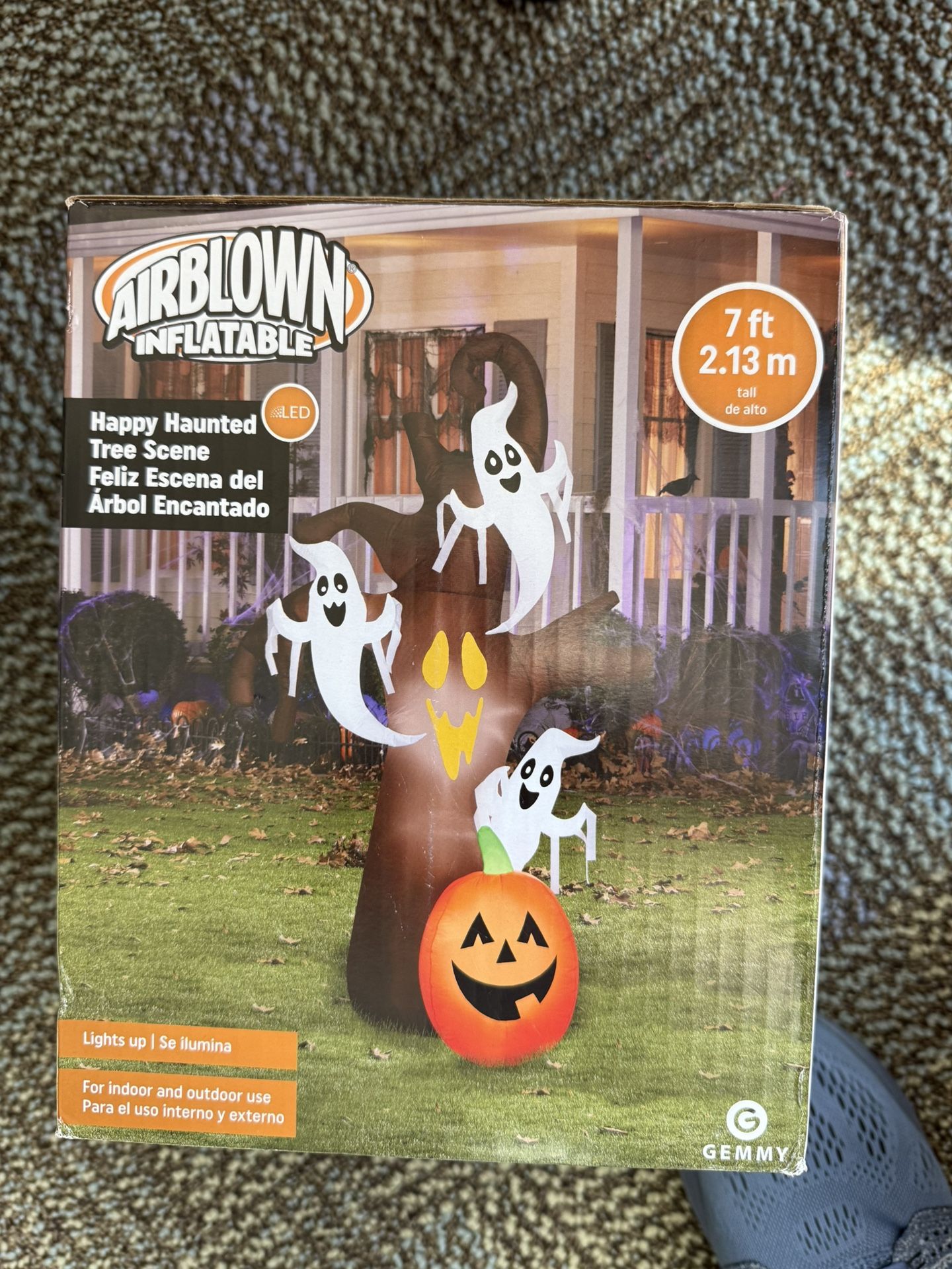 Gemmy Halloween Haunted Tree Inflatable 7 Feet Tall 