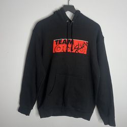 Slunks Team Volleyball Club OCVC Hoodie Mens Small Black Orange Coast Laguna