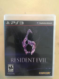 Sony PlayStation ps3 resident evil 6