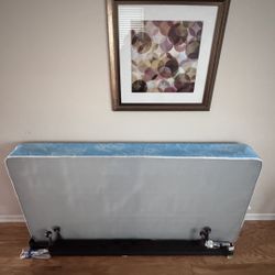 Twin Size Box Spring & adjustable metal bed frame