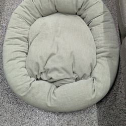 Light Green Dog Bed. Donut Shape. $25
