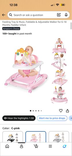 USED - Boyro Baby Baby Walker, 5-in-1
