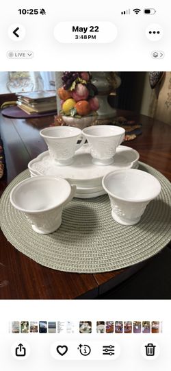 Vintage White Milk Glass