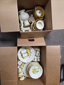 Large set of Mikasa dishes