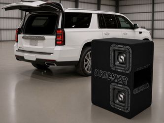 Kicker 49DUL7X12 Dual 12" SoloX Enclosure Unloaded Sub Box Birch 49L7X122 L7X 12-Inch Competition Square Subwoofer 2000W RMS Dual 2-Ohm DVC 4000W