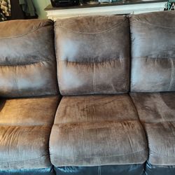 Reclining Couch And Loveseat 