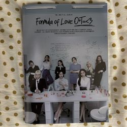 TWICE Formula Of Love: O+T= <3 KPOP Album