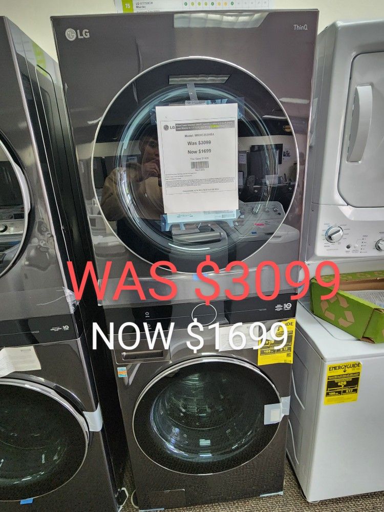 Washtower Stacked Smart Laundry Center 4.5 Cu. Ft