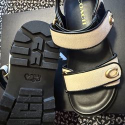 Coach sandals size 7