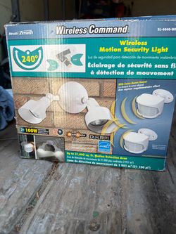 Motion security light