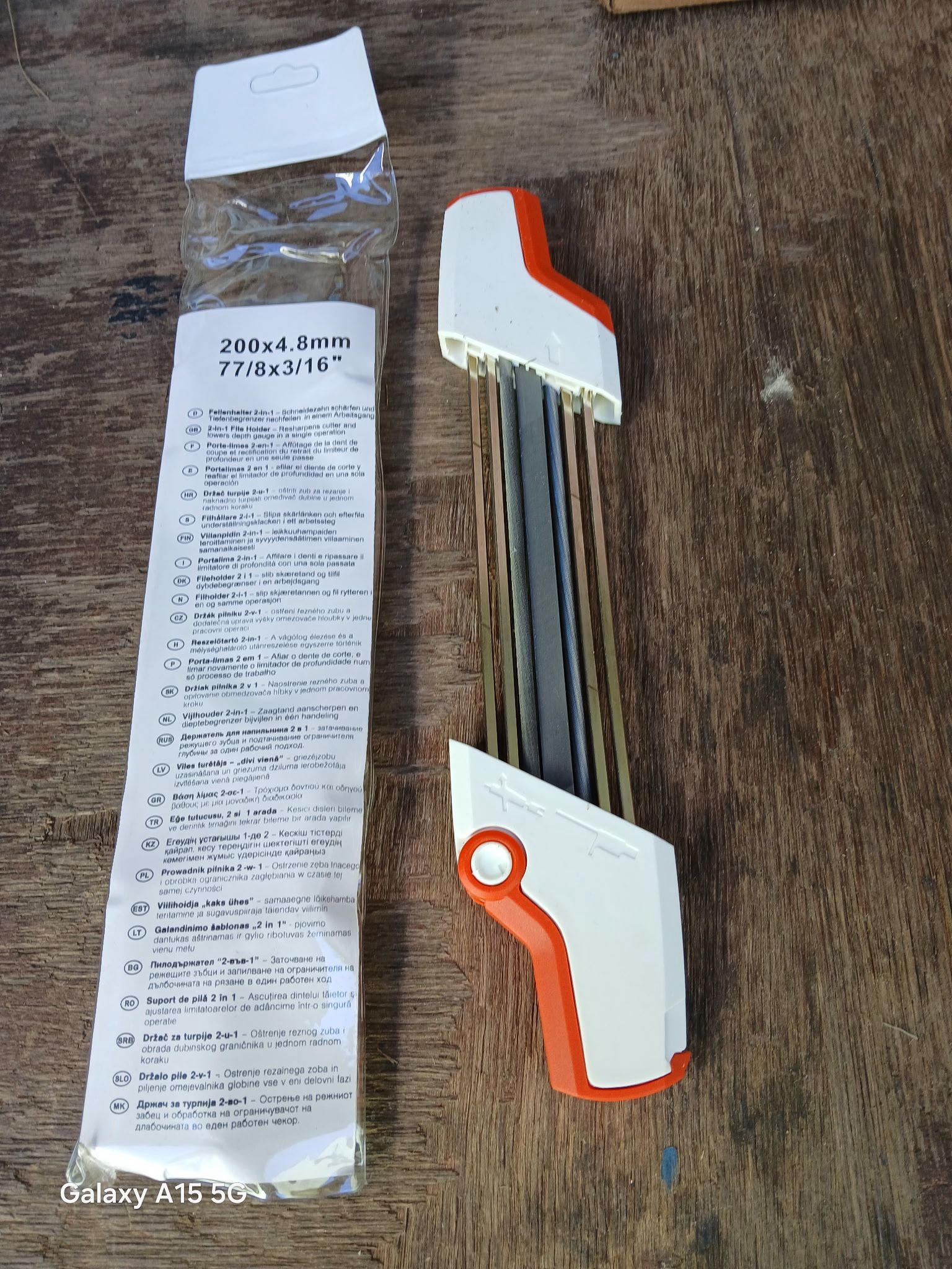 2in1 Chainsaw Chain Sharpener